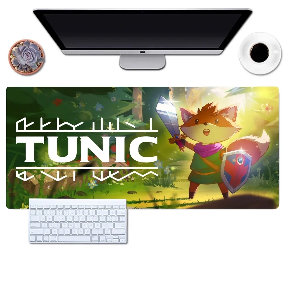 Tunic Game Mousepad Gaming Office Desk Pads Large For Computer Non-slip Lockedge