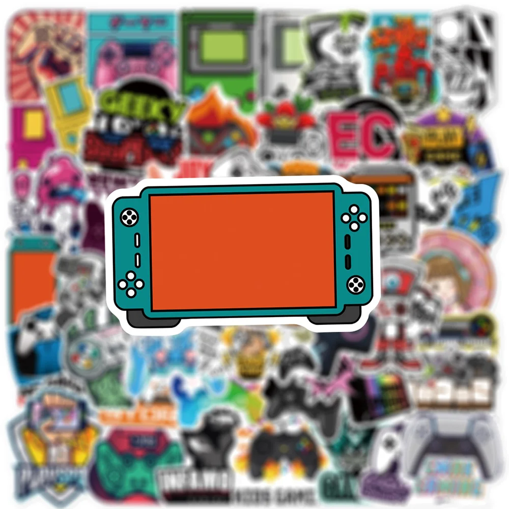 10/30/50pcs Cool Vintage Video Game Stickers Decal Graffiti Skateboard Laptop Phone Car Retro Waterproof Sticker Kid Classic Toy - 5