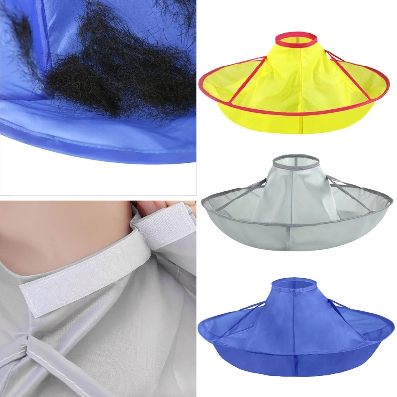 Hair Cutting Cape Umbrella Kid Gown Hairdresser Barber Apron Hairdressing Supplies for Children Toddler Hair Cut Cloak