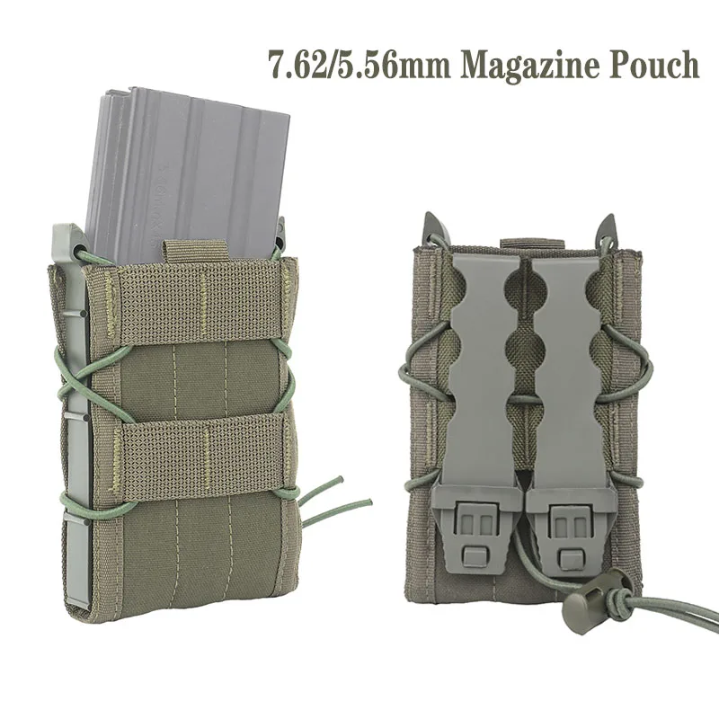 

Tactical Molle 5.56mm Magazine Pouch AK AR M4 AR15 Rifle Mag Bag Fast Attach Nylon Airsoft Holster Hunting Accessories