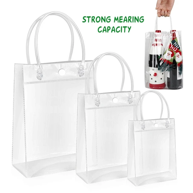 Women Clear Tote Bags with Handle for Shoes Clothing Party Gift Pouch -  AliExpress