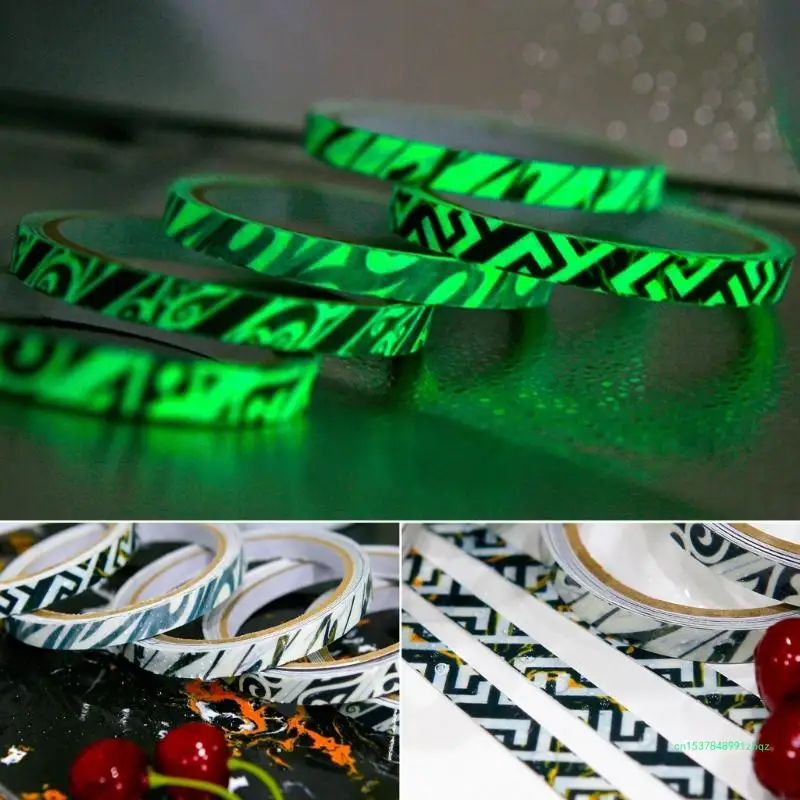 Green Luminous Self-Adhesive Tape Glows In The Dark Party Supplies Wall Sticker