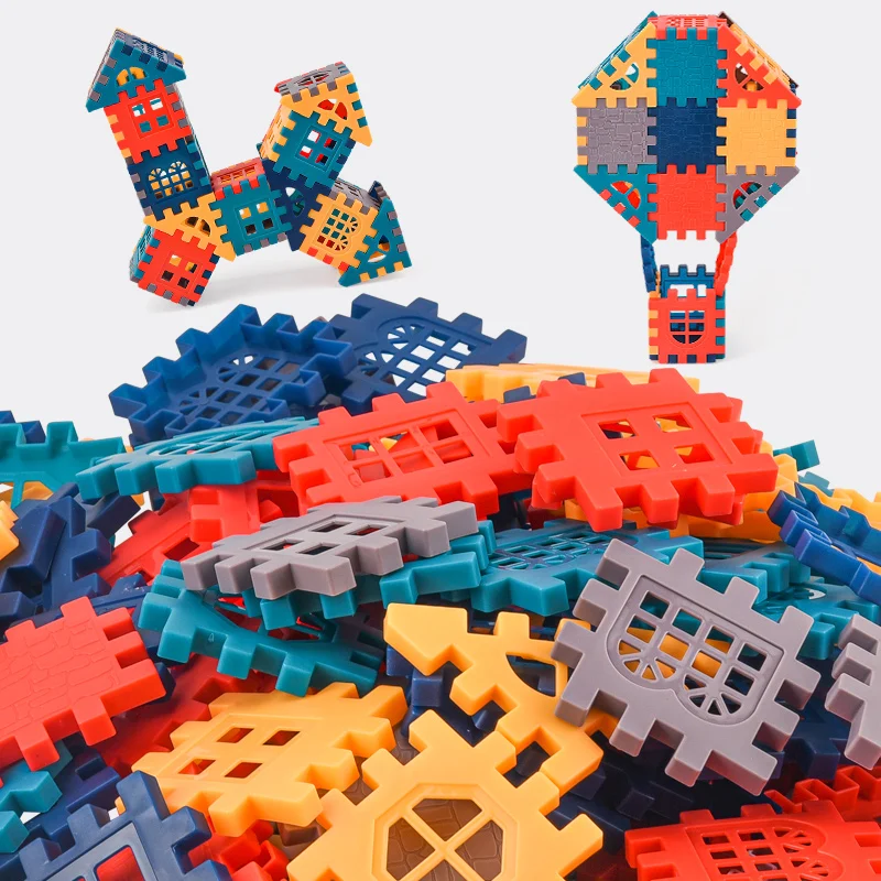 Square Molandi Color Series Of Plastic Building Blocks For Children To Build A House With Diy Toys building blocks toys