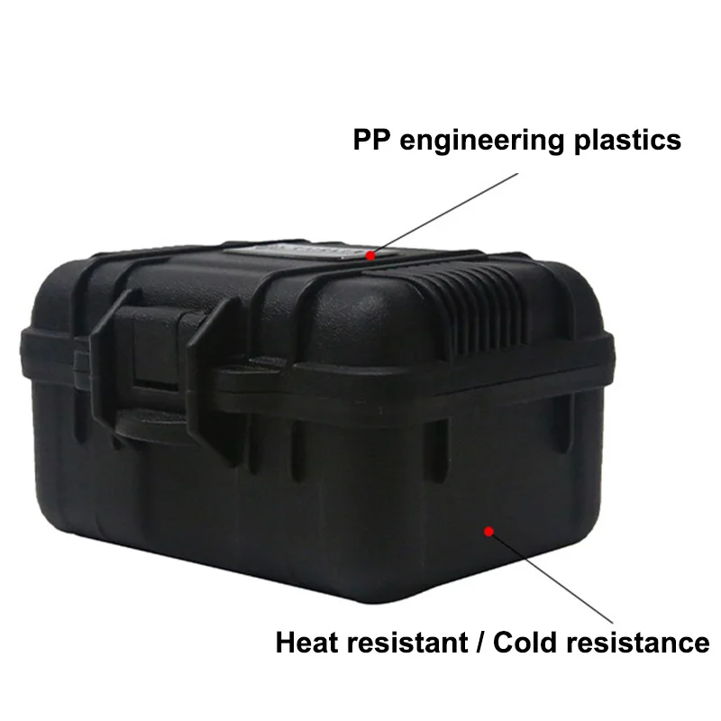 Plastic  Waterproof Shockproof Tool Case Sealed Tool Box Dustproof Safety Box ToolCase Bag For Cameras Precise Instrument Box 2