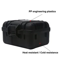 Plastic  Waterproof Shockproof Tool Case Sealed Tool Box Dustproof Safety Box ToolCase Bag For Cameras Precise Instrument Box 2