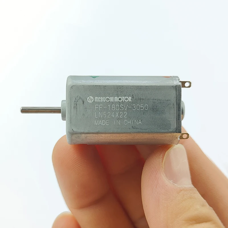 Mabuchi FF-180SV-3050 미니 180 고속 모터 14500RPM DC 2.4V 3V 3.7V 4.2V 마이크로 20mm DIY 전기 면도기 칫솔용