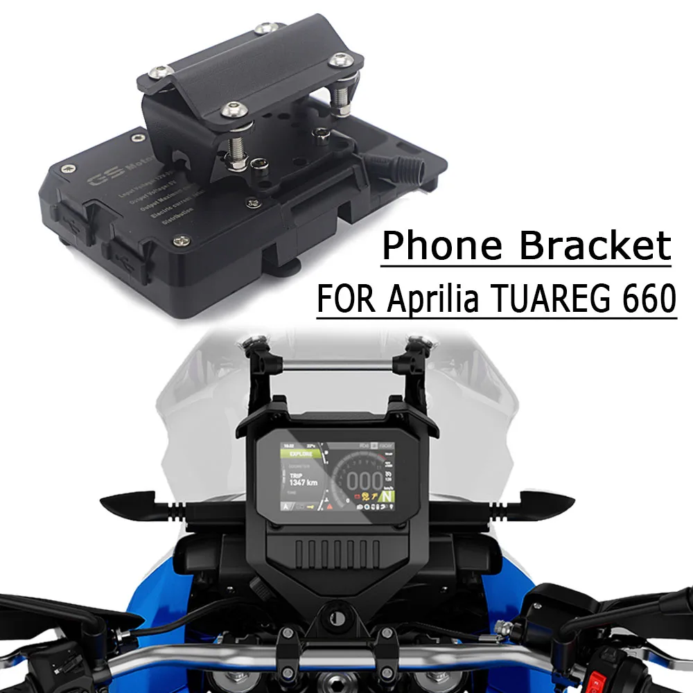 

FOR Aprilia TUAREG 660 tuareg 2022 Stand Holder Phone Mobile Phone GPS Plate Bracket Phone Holder USB