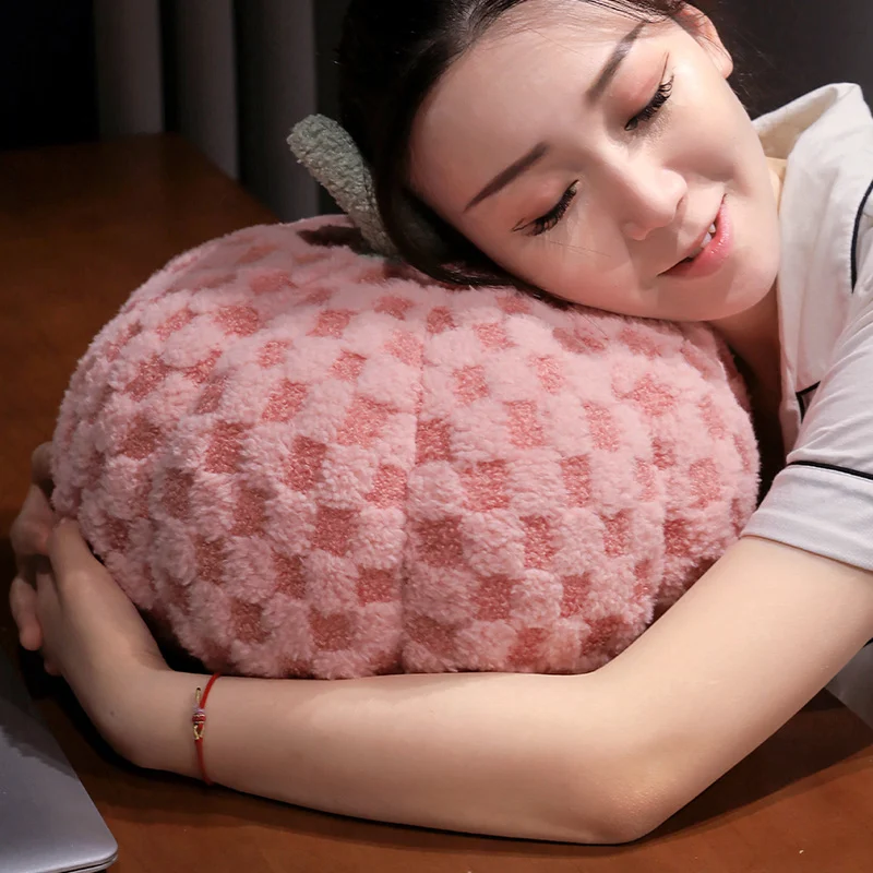 푹신한 봉제 호박 베개 박제 다채로운 할로윈 데이 소품 장식, 오렌지, 핑크, 화이트, 그린, 커피 봉제 봉제, 어린이 선물