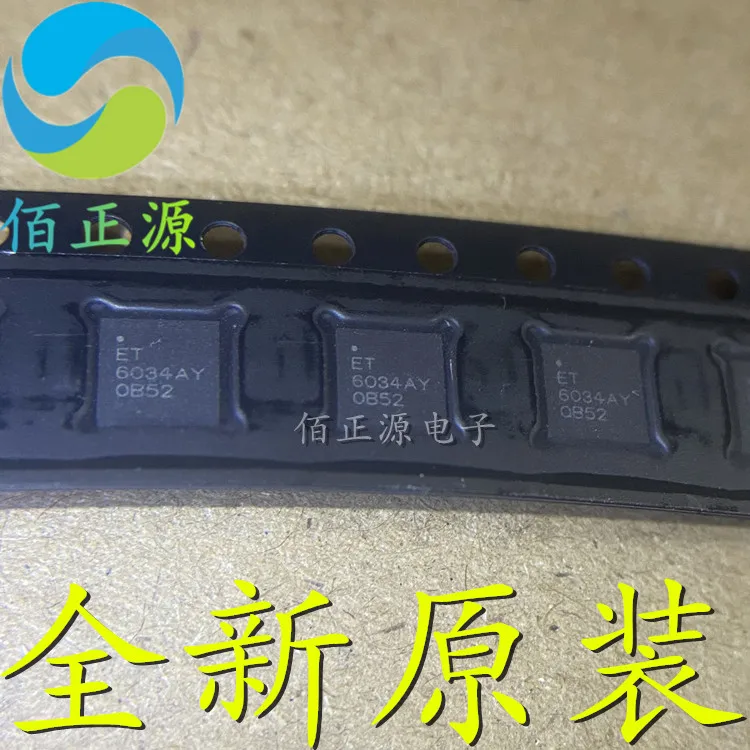 

Оригинальный Новый светодиодный контроллер ET6034AY 6034AY SMD QFN24, 10 шт.