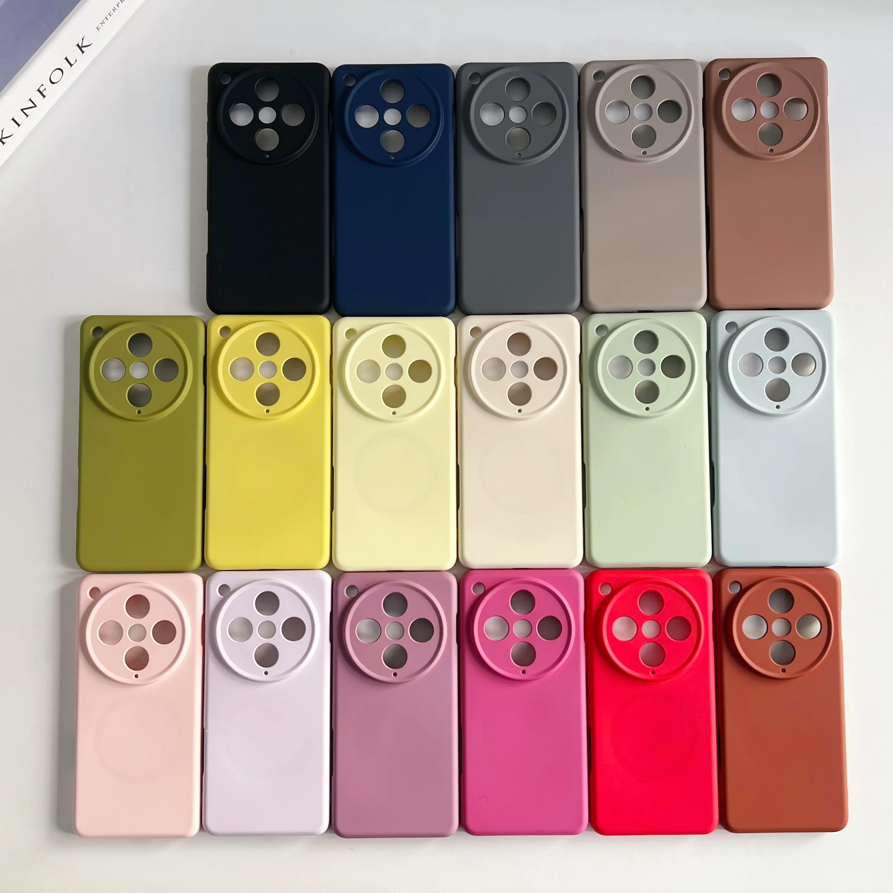 Premium Liquid Silicone Magnetic Case with MagSafe Integration - Wireless Charging Compatible Cover