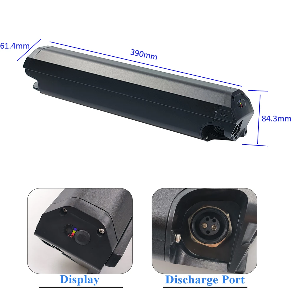 Rechargeable Reention Dorado Pro 36V 10.4Ah 14Ah 17.5Ah Lithium Battery 48V Akku Electric Bike Frame For M2S Bike Battery