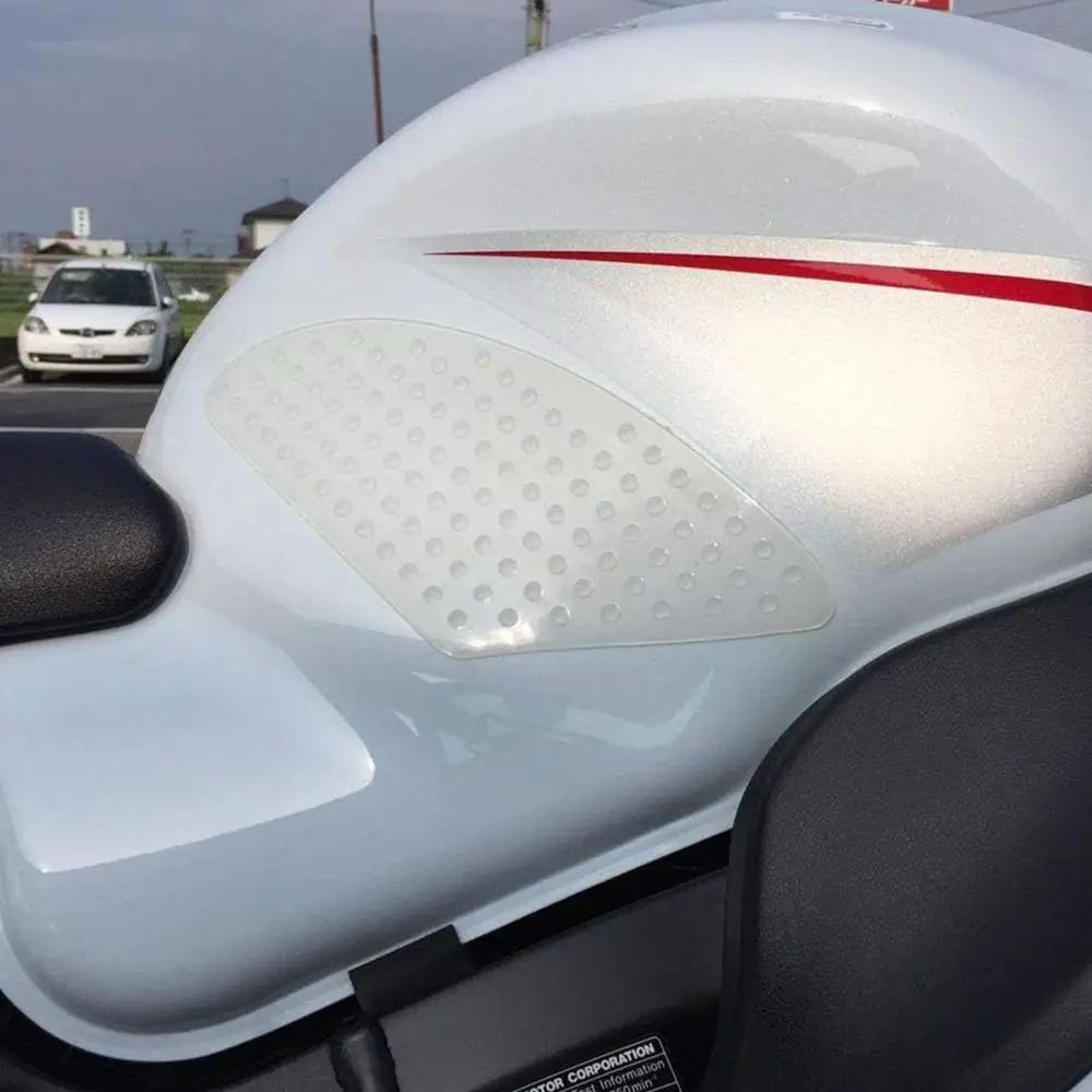 Motorcycle Tank Pad Gas Tank Traction Pads Anti Slip Fuel Grips Side Stickers Knee Grips Protector Decal