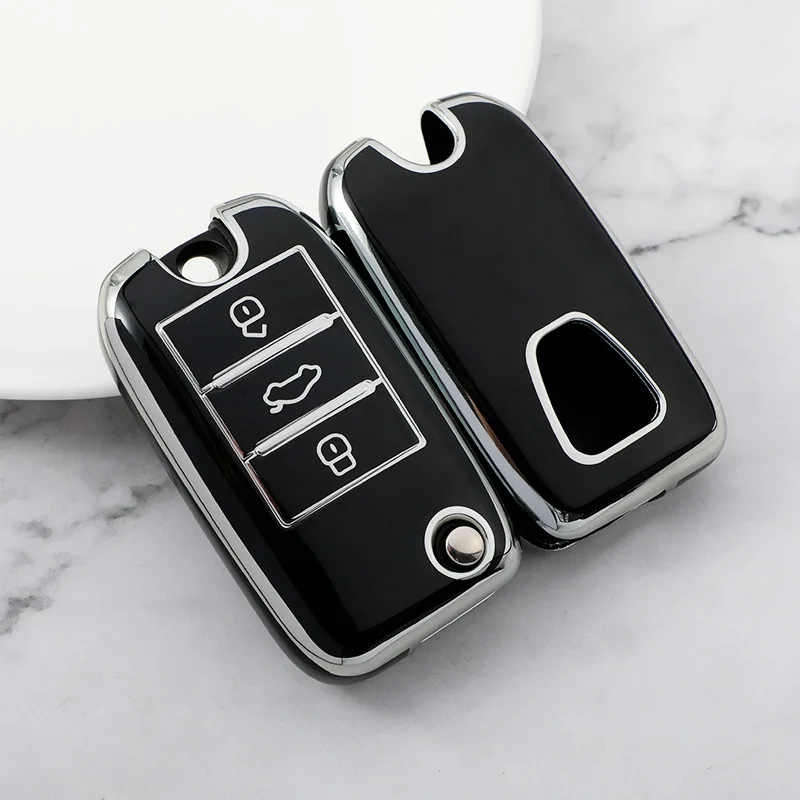 Key Cover Case Shell Holder Keychain for Roewe RX5 MG3 MG5 MG6 MG7 MG