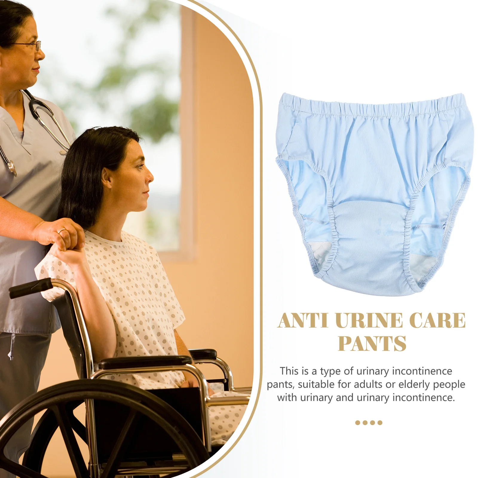 Elderly Anti-Urine Nursing Urinary Incontinence Man Diapers-disposable-for-adults Reusable Plus Size Women Boy 3