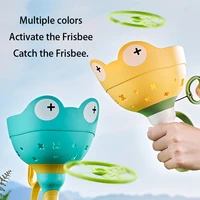 Pull String Flying Saucer Disc Launcher Kids Flying Toys Throw Catch Outdoor Sport Propeller Children Garden Game Gift For Boy