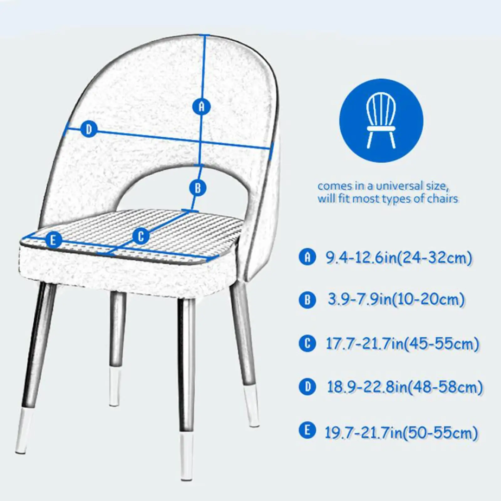 Curved Seat Cover Non-slip, Elastic. Cover for Dinner, Conference, Dining Room, Curved Seat Cover Non-slip, Elastic. Cover for Dinner, Conference, Dining Room,