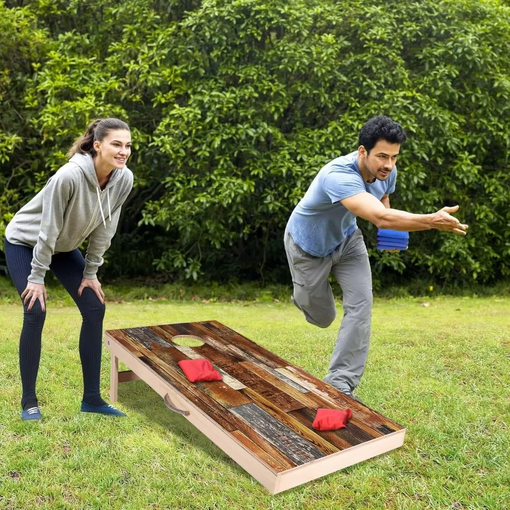 Solid Wood Vintage Cornhole Game Set 5