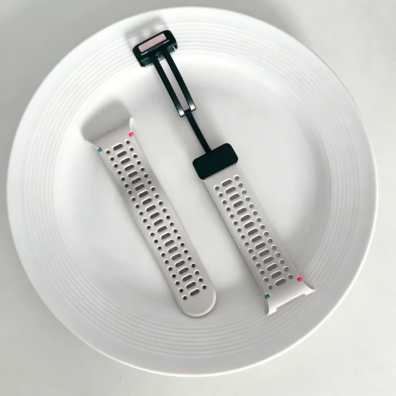 Sport Silicone Band with Magnetic Clasp - Breathable, Sweatproof, Lightweight Design