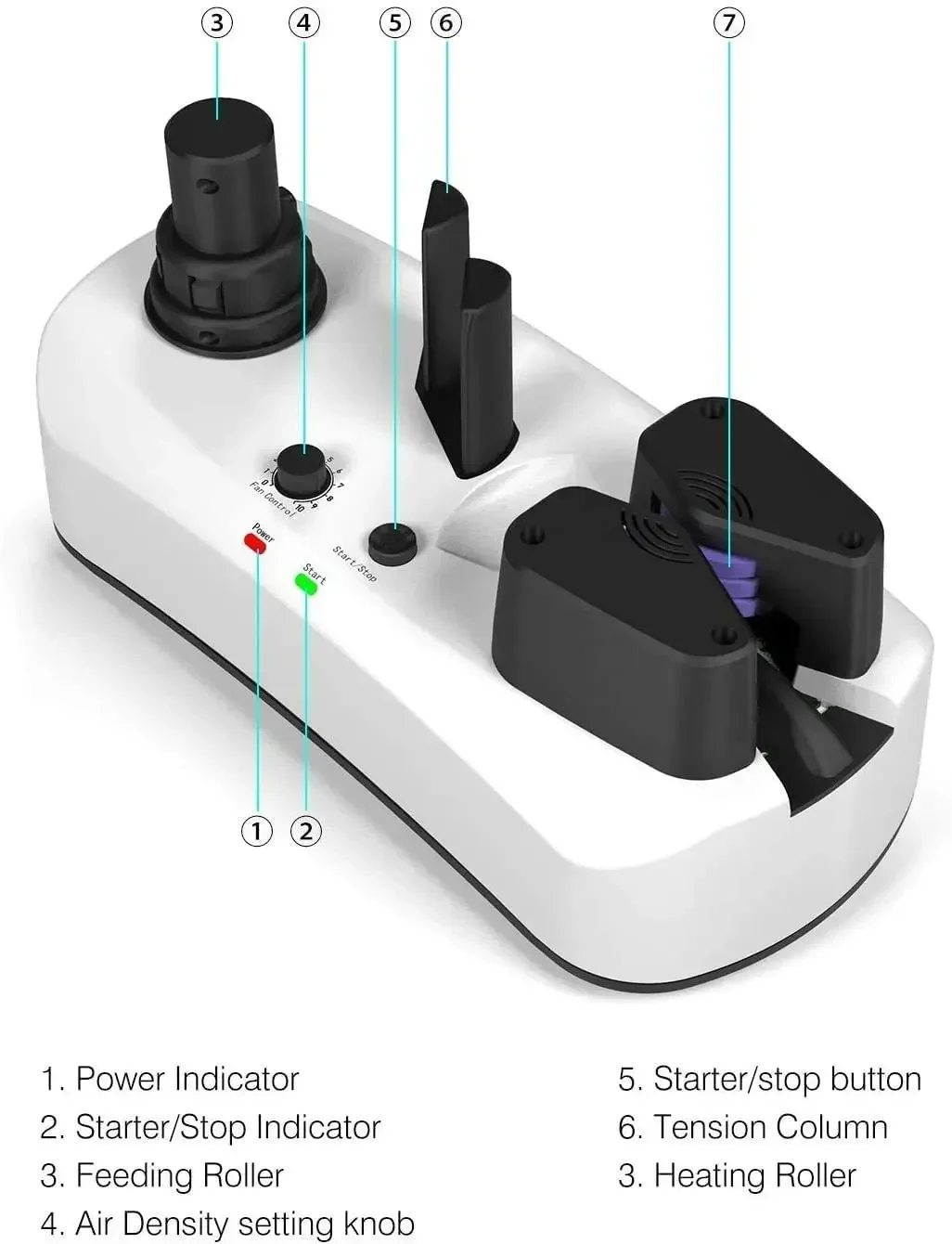 er Air Cushion Machine Automatic 110V/220V Sealing Machine Inflatable Packaging Tools Inflator Fill Bubble Bag Tool