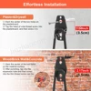 Garage Hooks Heavy Duty Metal Hook Wall Mount Bicycle Hanger Hooks Wall Mount Anti-slip Storage Hook for Ladders Garden Tool 4