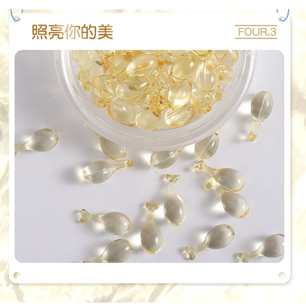 Fullerene Placenta Rejuvenating Serum Essence Face Skin Moisturizing Repairing Fine Lines Capsules Moisturizing OEM
