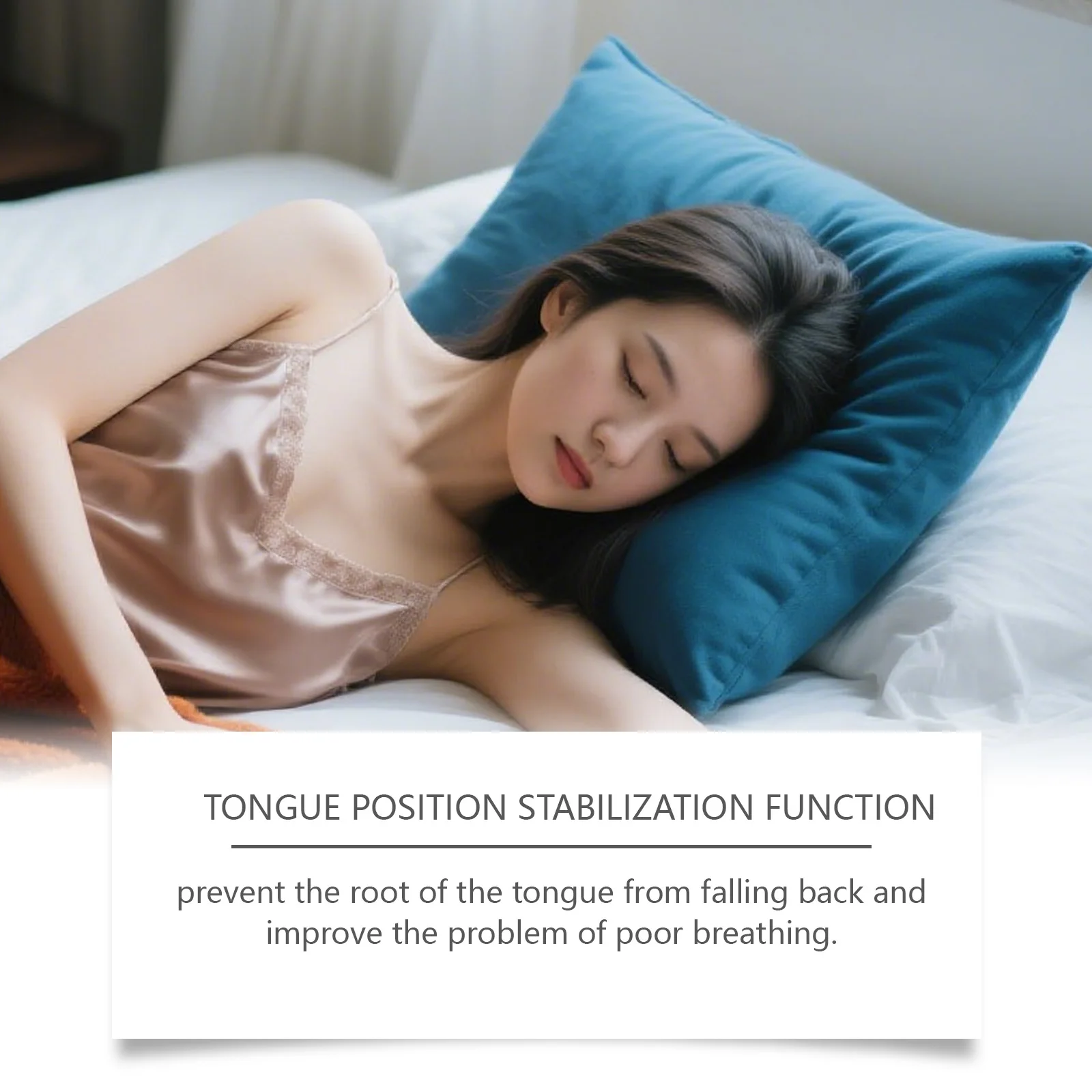 Sleep Care Mouthguard: A protective mouthguard that cares for nighttime sleep, eases snoring, and protects teeth.