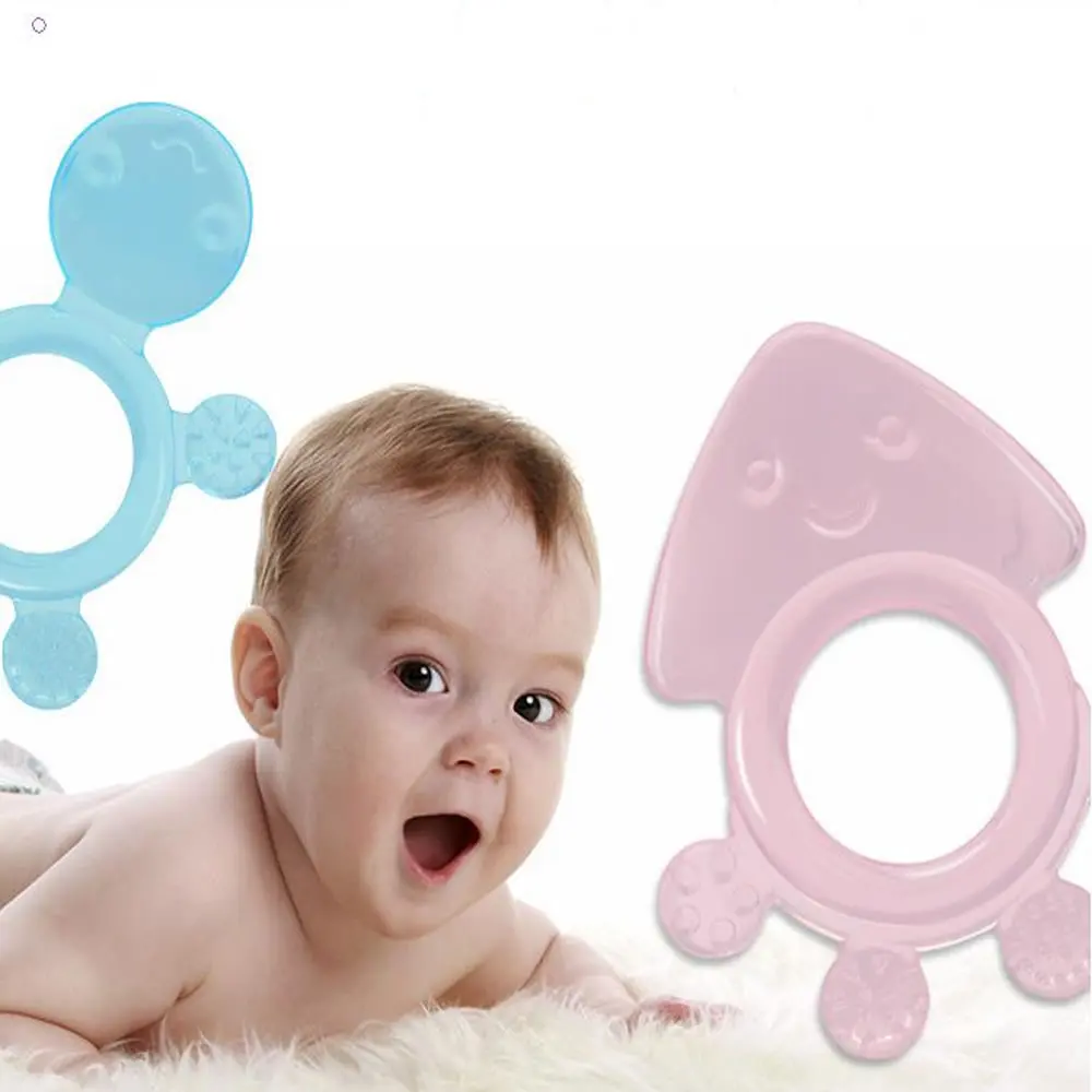Silicone Teething Toys Teething Toys Baby Teeth Grinder Baby Soft Teeth Gum Pure Silicone Bite Gum Toys for 3-24 months