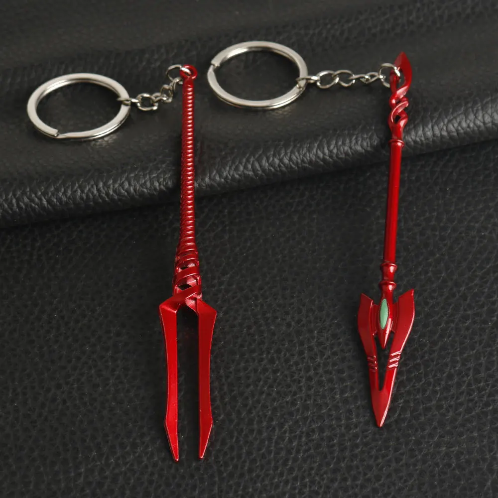 Anime Keychain Pendant EVA Longinus Gun Model Cartoon Pendant Keychain