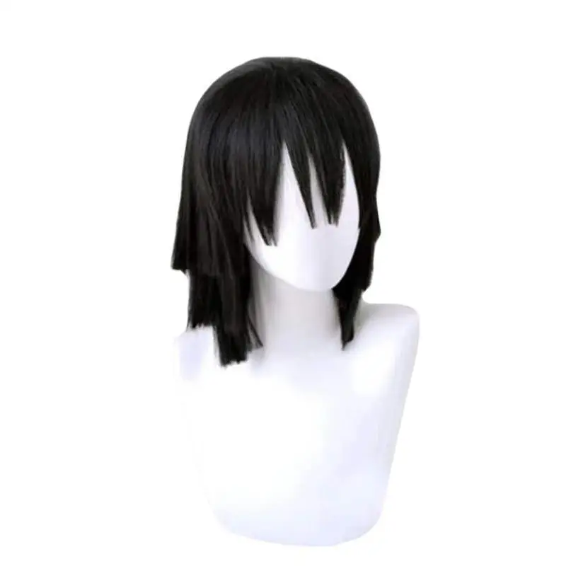 Anime Demon Slayer Kimetsu No Yaiba Iguro Obanai Haori Kimono Cosplay Costume Wig White Snake Props Halloween Costume