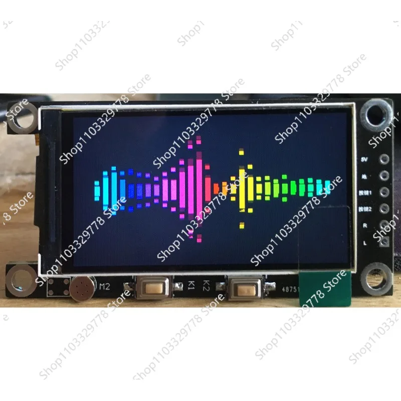 튜브 앰프 DIY 오디오 모듈 음성 활성화 아날로그 VU LCD 컬러 음악 스펙트럼 레벨 디스플레이 미터