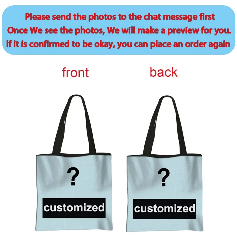 Personnalisez Votre Photo/nom/Logo Sac à Main Femme Mode Sous Les Bras Sac Fille Voyage Shopping Sac à Bandoulière Femmes Sac De Messager