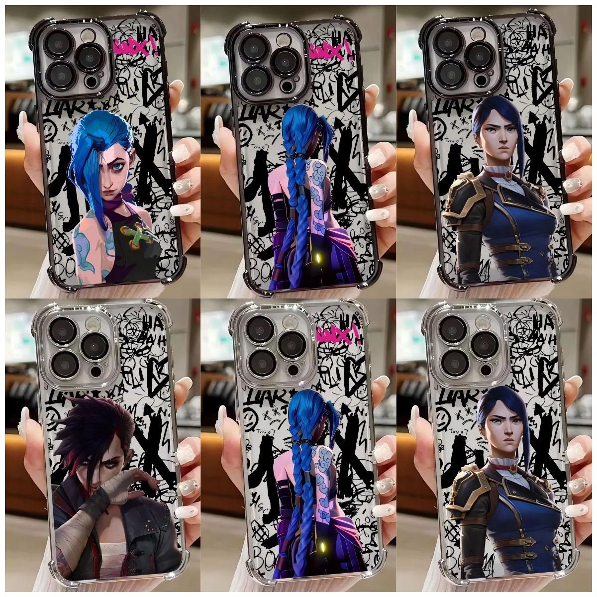 Enhanced Phone Case with Cool Plating and Anti-Fall Airbag Design