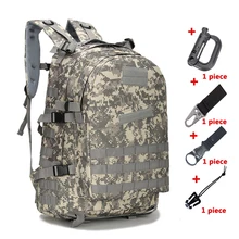  40L Military Tactical Bag Army Molle Backpack Camping Rucksack Travel Outdoor Hiking Hunting Mochila Large Capacity Camo Bags 