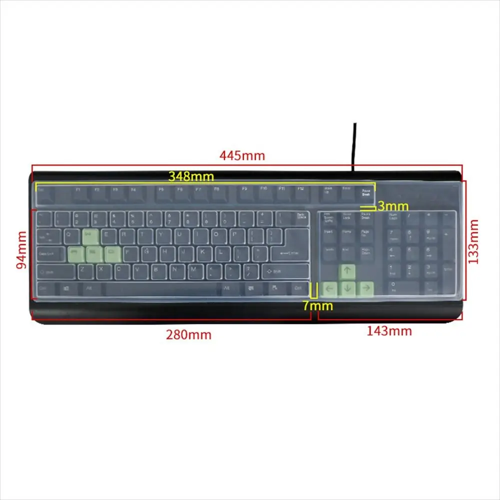 Hoement 2pièces Housse De Silicone Pour Clavier Compatible
