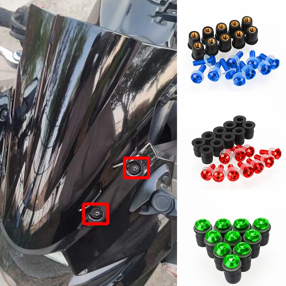 MARCAI Bulloni Cupolino Parabrezza Bullone Per HON&da NC700 NC750