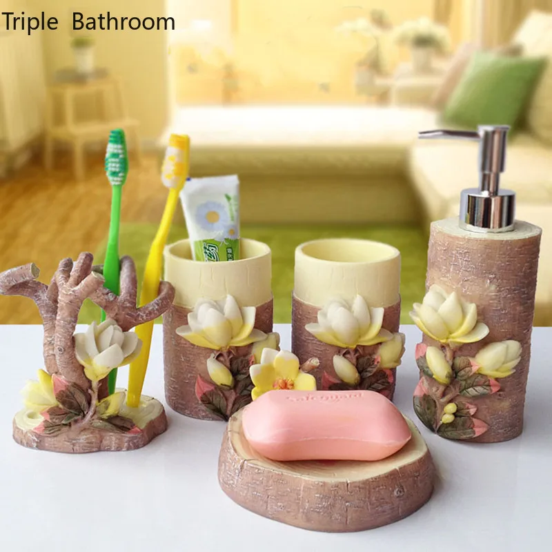 European Resin Bathroom Set - Ikorii