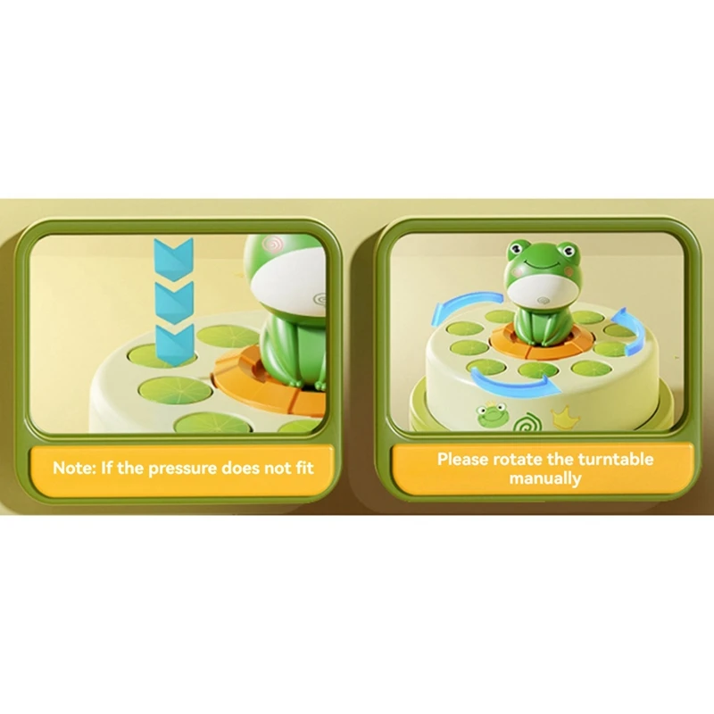 Kid Toy Launch Frog Cartoon Flying Frog Catching Development Sensory Interaction Puzzle Toy 2
