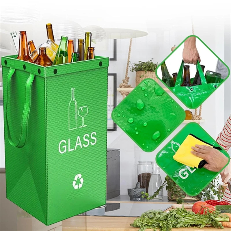 פח זבל נייד נפתח 3 יחידות 40 מיליליטר PP פלסטיק ניתן לשימוש מחדש למטבח הביתי, לחדר האמבטיה, לדורם, לטיולים בחוץ ולגינה