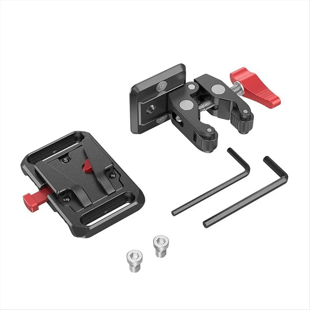 M05K SmallRig 미니 V 마운트 배터리 플레이트 범용 카메라 액세서리용 게 모양 클램프가 있는 V-록 마운트 배터리 플레이트