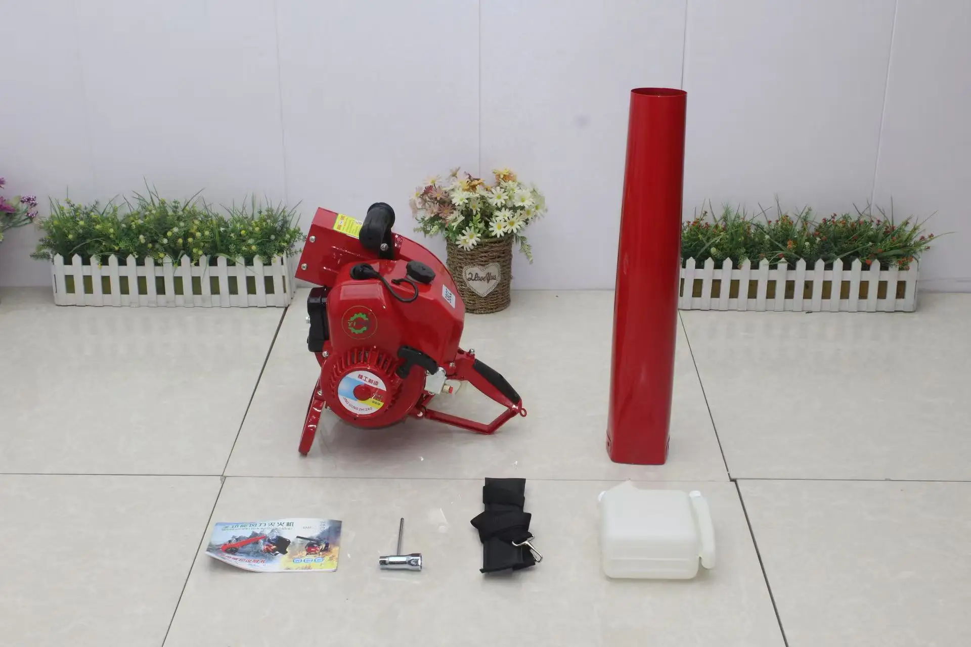 가스 공기 송풍기 무선 휴대용 잎 송풍기 온실 제설기 원예 전동 공구 6MF-750