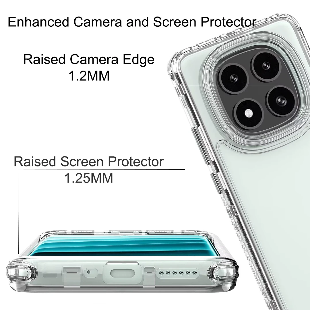 Shockproof Slim Fit Clear Full-Body Protective Phone Case