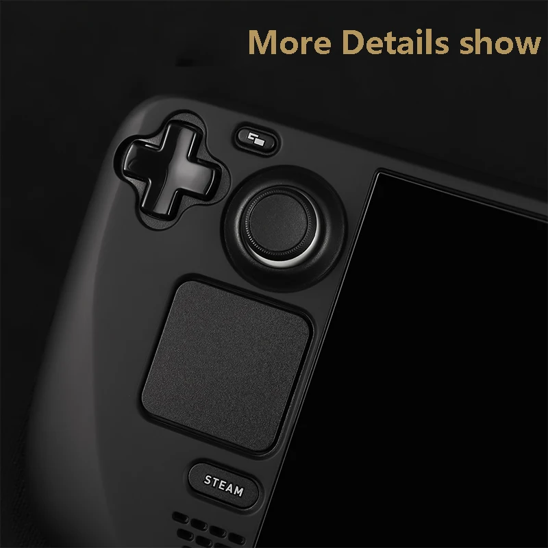 Estojo Protetor Completo para Baralho de Vapor Console de Jogos Oled Tampa Rígida do pc Anti-risco e Acessórios Antiderrapantes - Image 4