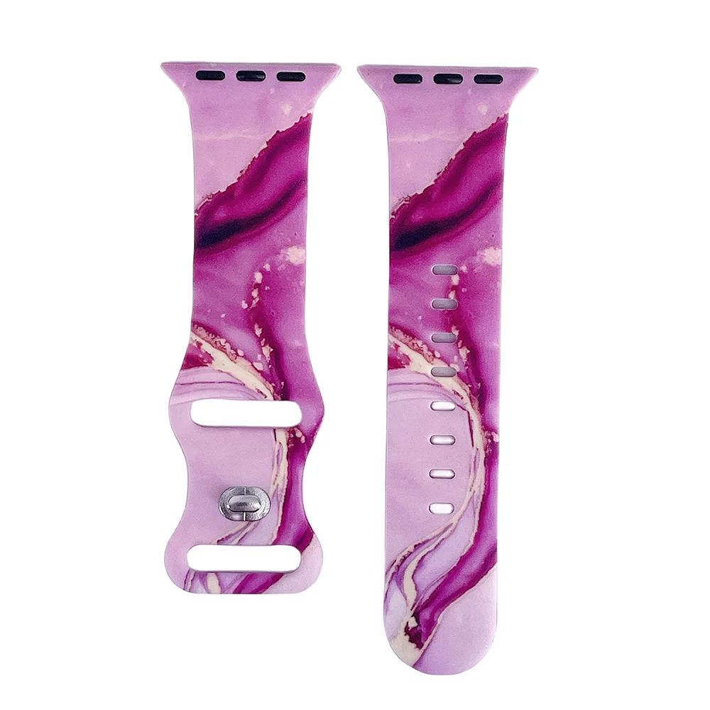 Vibrant Patterned Silicone Watch Strap - Premium Quality & Stylish Design