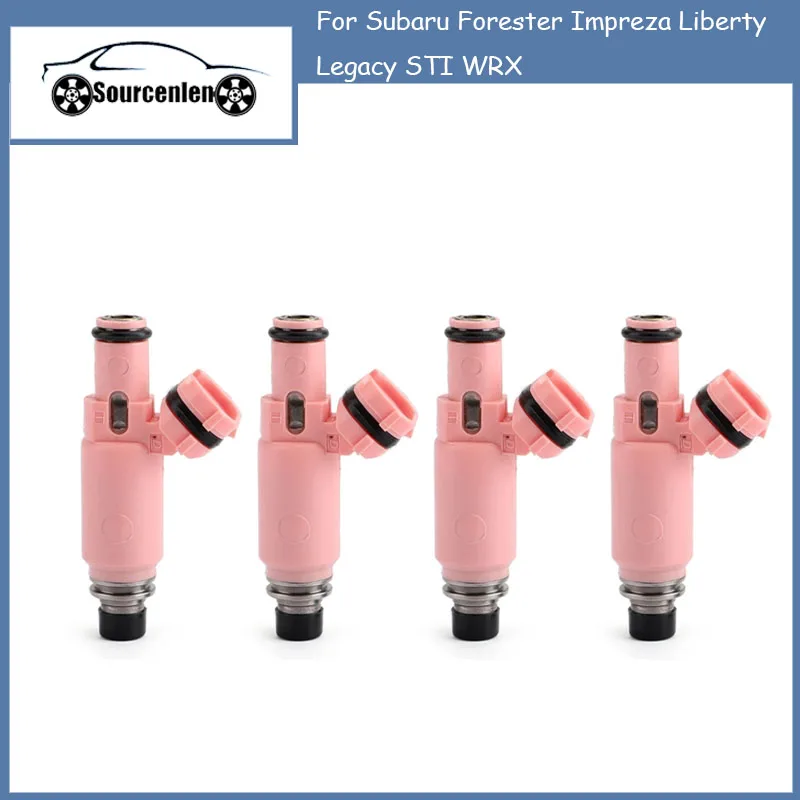 

4Pcs/lot Fuel Injectors 16611-AA370 560cc For Subaru Forester Impreza Liberty Legacy STI WRX 195500-3910