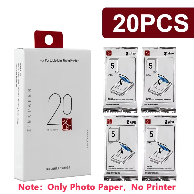 HPRT MT53 طابعة صور صغيرة لاسلكية محمولة طابعة الج...