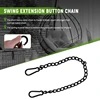 Steel Hanging Chair Chain With 2 Carabiners, Heavy Duty Porch Swing Hammock Chain Kit,For Hammock Swings(66Cm) 2