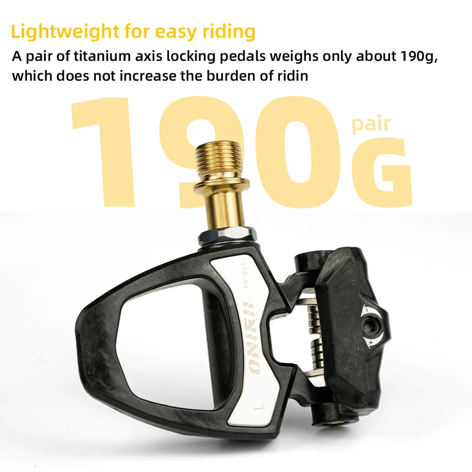 ONIRII PD-06 Road Bike Carbon Lock Pedals Bicycle SPD Self-Locking