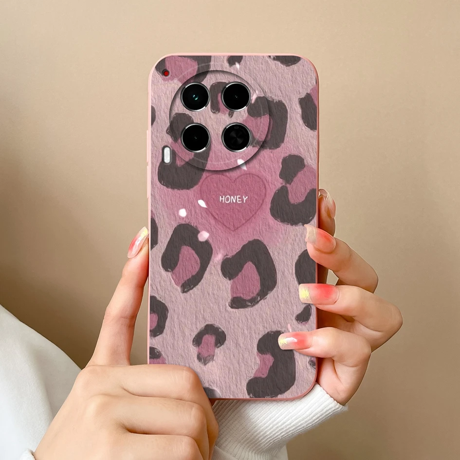 Luxury Soft Silicone Fashion Design Cover Case with Screen Protector
