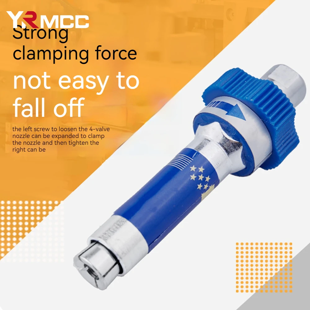 Grease Coupler Adapter Grease Coupler Lock Clamp Type Quick Release Grease Nozzle M6/M8/M10 Mouth Connector Oil Pump Lock on Tools Hose