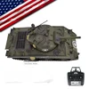 Kubin Ke Henglong 3898 American Sherman M4a3 Smoke Off Road Remote Controlled Tank Telescopic Gun Tube Military Model Toy Gift 2